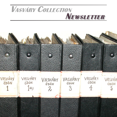 Vasváry Collection Newsletter