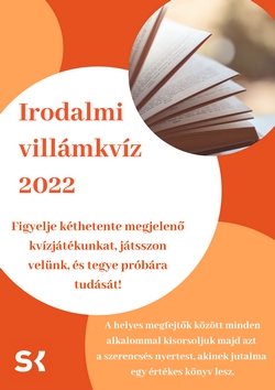 Irodalmi villámkvíz Irodalmi villámkvíz