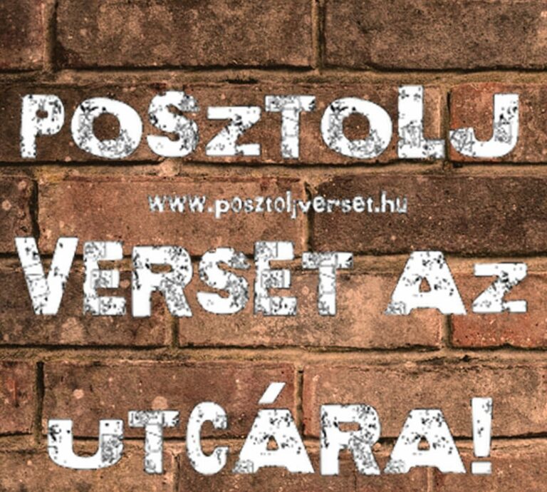 Posztolj verset az utcára!