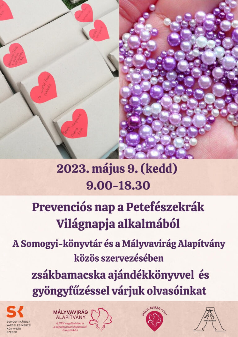 Prevenciós nap a Petefészekrák Világnapja alkalmából