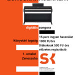 Új szolgáltatás: zongorahasználat