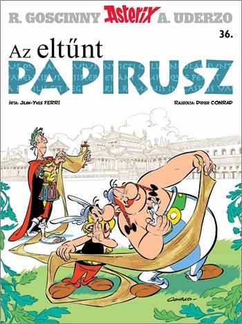Asterix 36. – Az eltűnt papirusz – a Móra Kiadó vándorkiállítása Szegeden