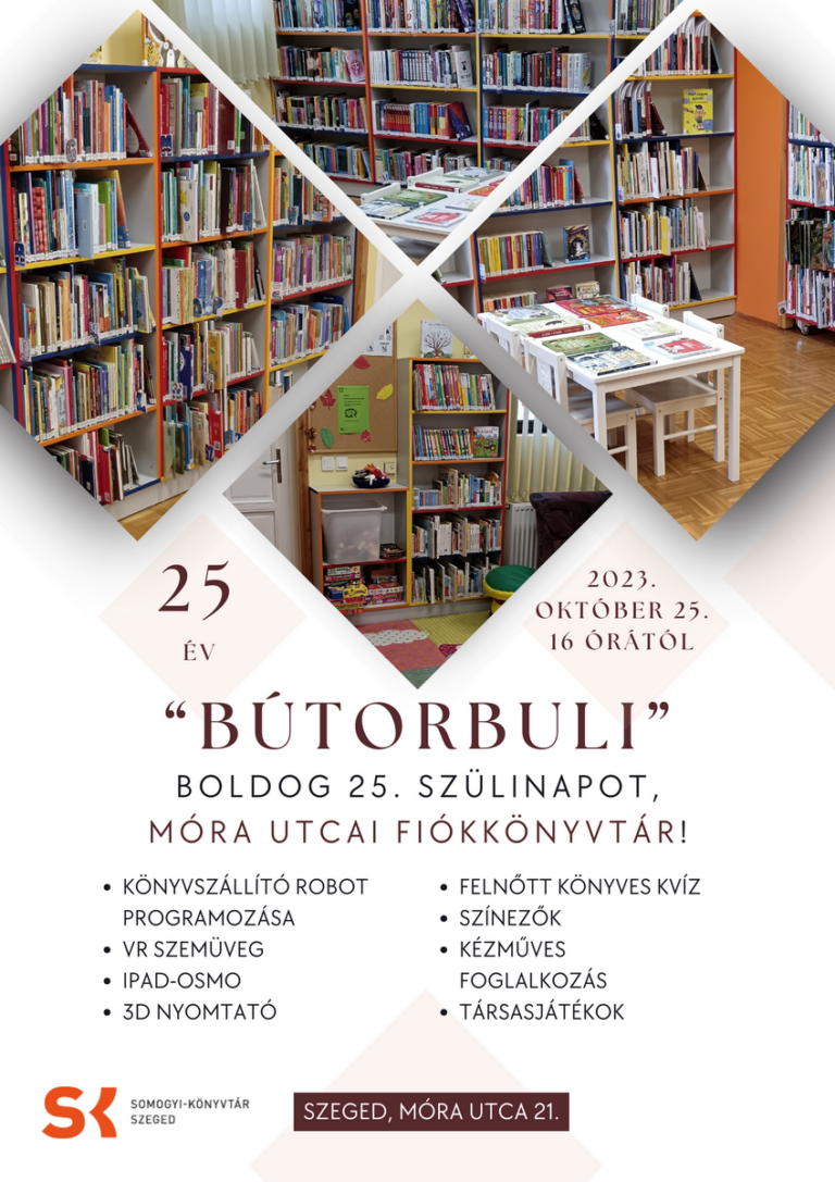 „Bútorbuli” a Móra Utcai Fiókkönyvtárban