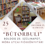 „Bútorbuli” a Móra Utcai Fiókkönyvtárban