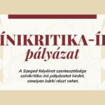 Szeged folyóirat – színikritika-író pályázat