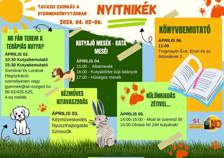 Nyitnikék – Tavaszi zsongás a Gyermekkönyvtárban