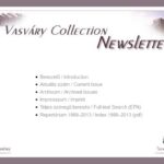 Vasváry Collection Newsletter