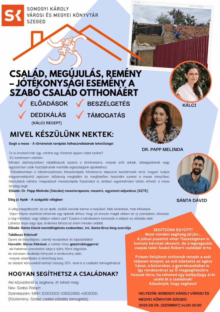 Család, megújulás, remény – Jótékonysági esemény a Szabó család otthonáért