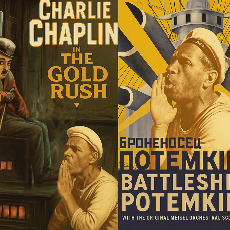 Két százéves mestermű – Chaplin: Aranyláz és Eisenstein: Patyomkin páncélos c. kamarakiállítás