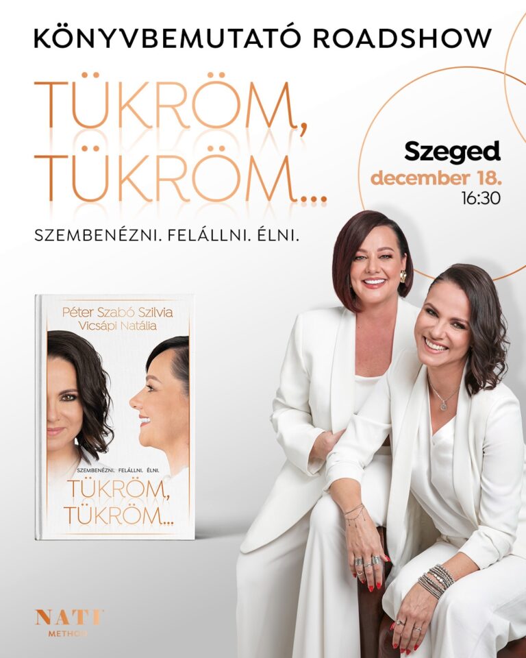 Péter Szabó Szilvia és Vicsápi Natália Tükröm, tükröm… című közös könyvének szegedi bemutatója