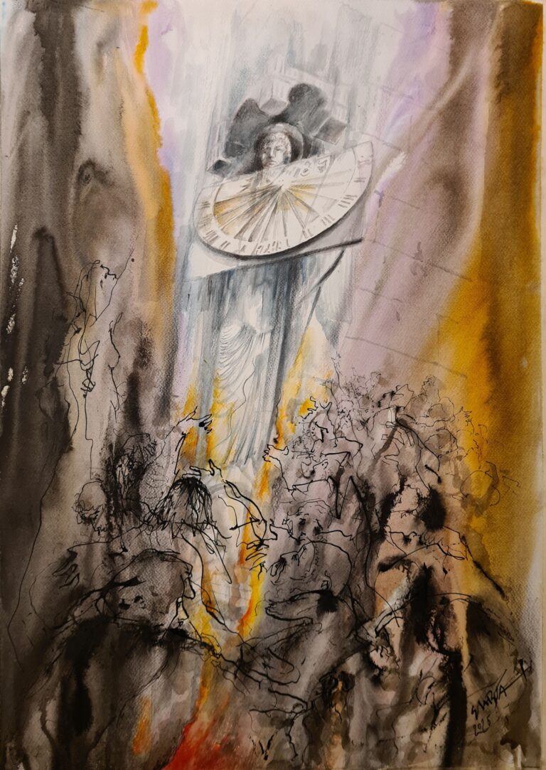 Szabó András Príma-díjas képzőművész „Az idő nem vár…” című kiállításának megnyitója