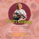 Ahol az irodalom és a gasztronómia találkozik – Kovács Annabella könyves gasztroblogger előadása