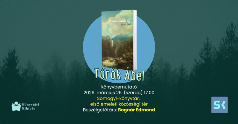 Török Ábel Szépíró-díjas író a harmadik ég című regényének szegedi bemutatója