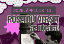 Posztolj verset az utcára a magyar költészet napján!