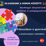 „Olvassunk a sorok között!” – rendhagyó könyvtári órák szülőknek és pedagógusoknak