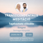 Tájékoztató előadás a Transzcendentális Meditációról