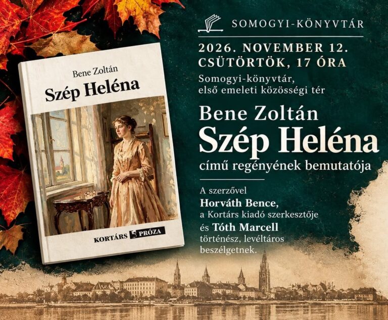 Bene Zoltán: Szép Heléna c. regényének bemutatója