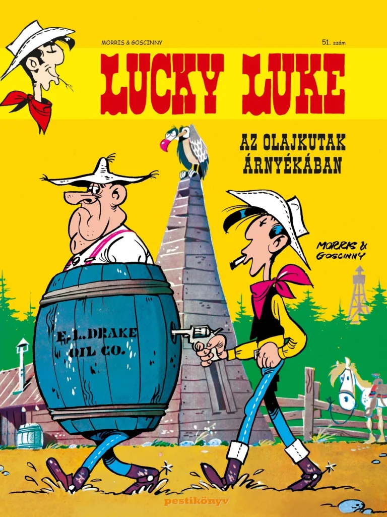 A 80 éve proszkáló cowboy, a Vadnyugat hőse Lucky Luke bejelentkezett a Gyermekkönyvtárba